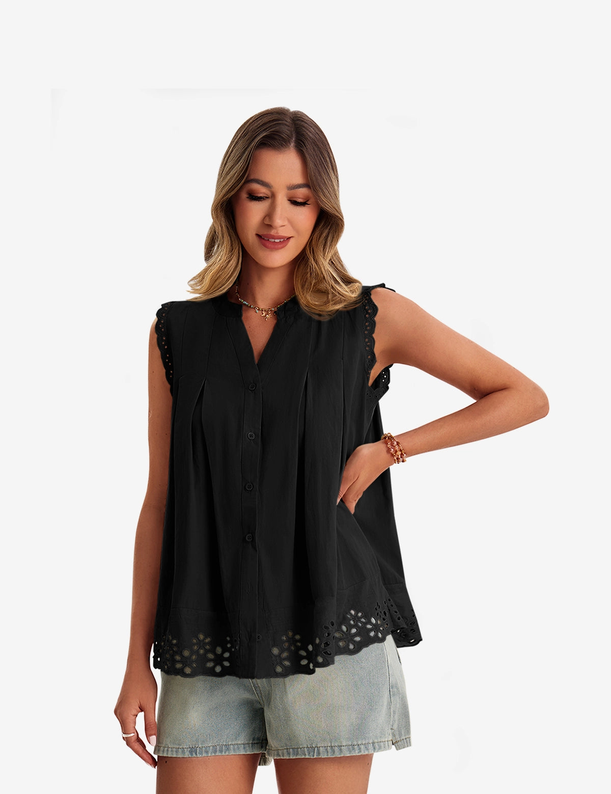 CicyBell-Womens-Black-TankTops-H5N975_2.webp