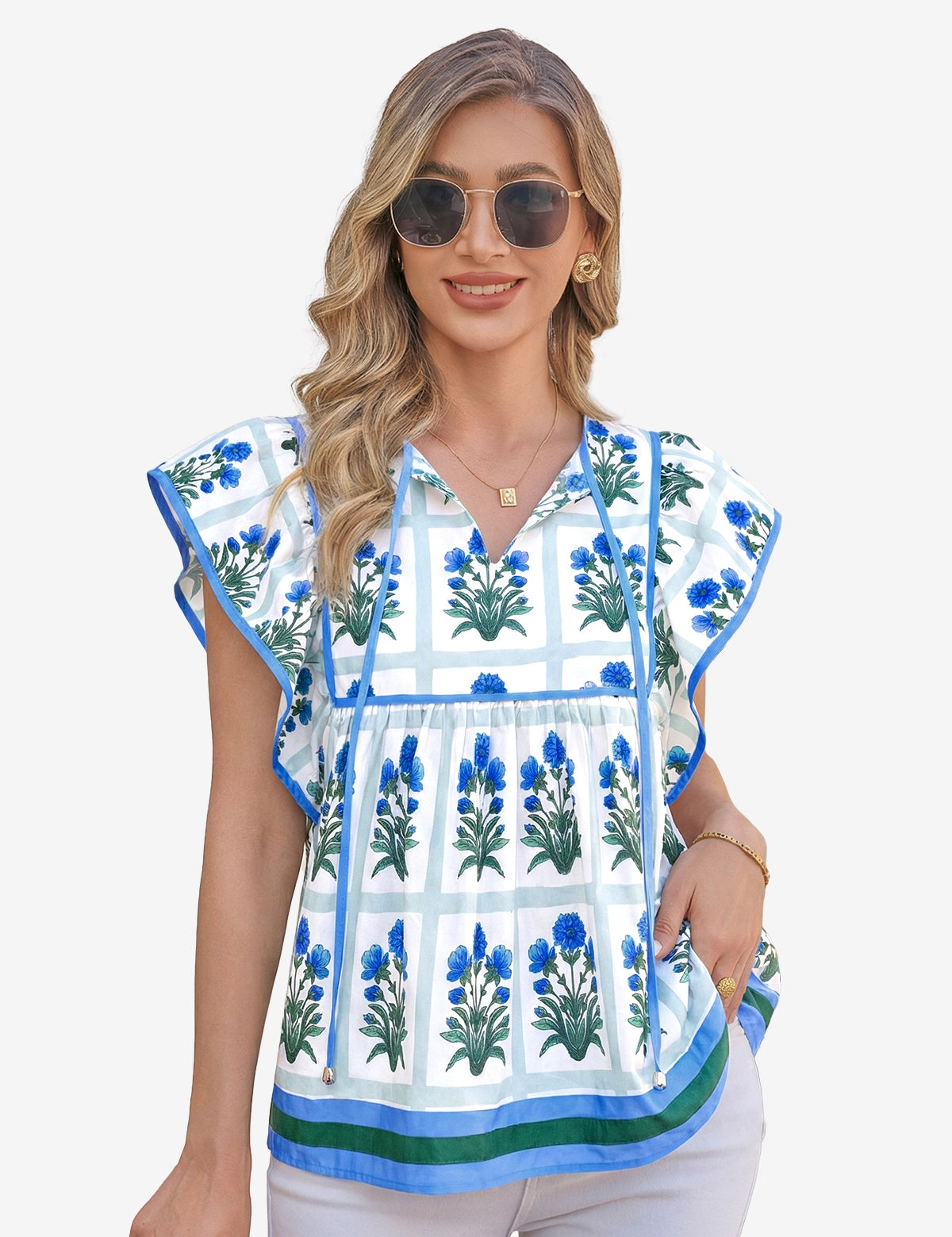 CicyBell-Womens-Blue-Blouses-H5N988_1.webp