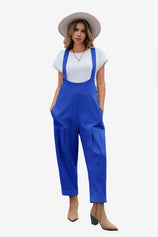 Effortless Blue Barrel Overalls Pure Cotton | CicyBell
