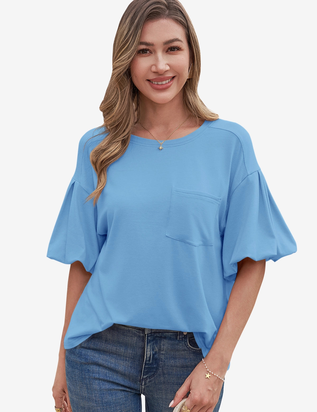 CicyBell-Womens-Blue-T-Shirts-H5N993_1.webp