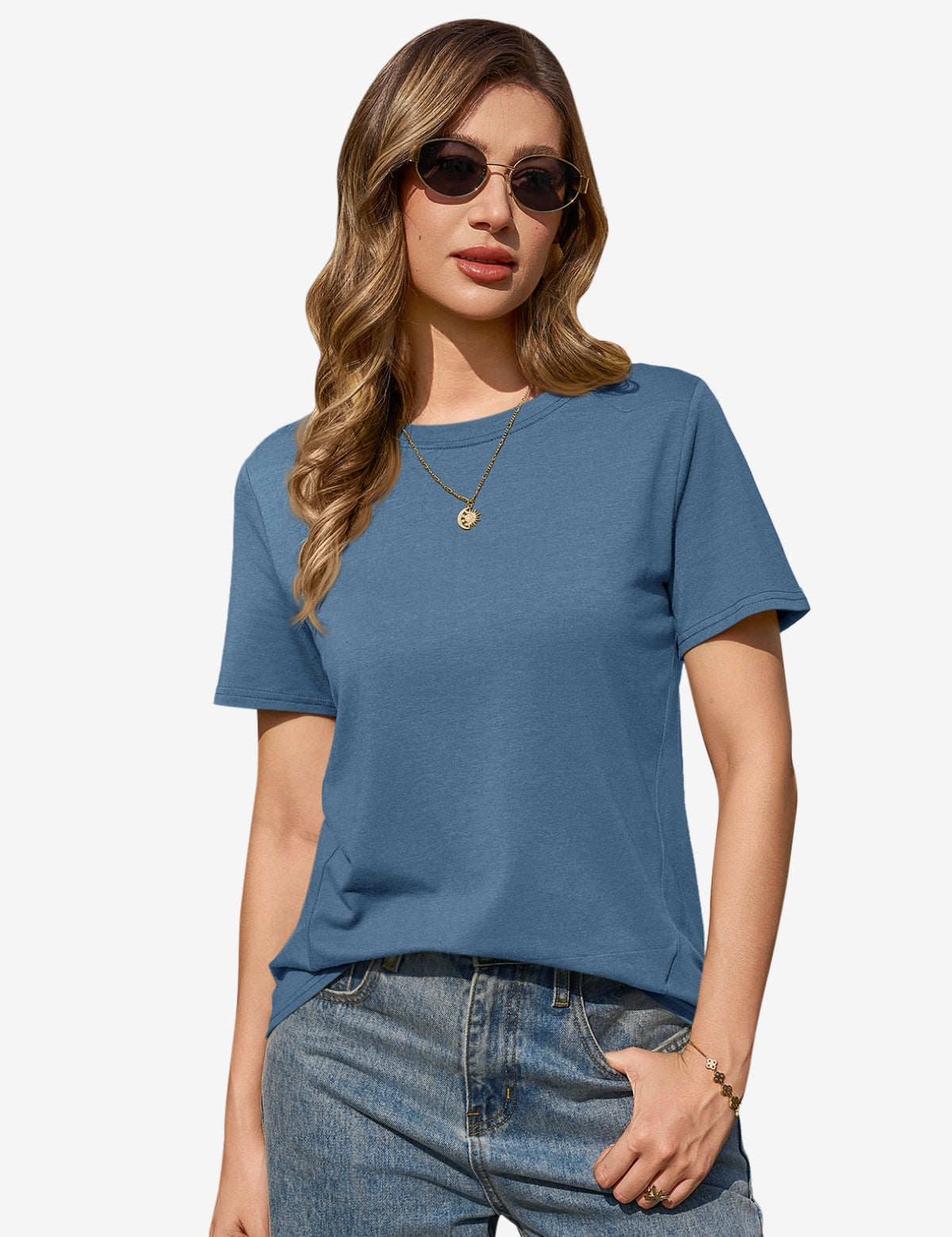 CicyBell-Womens-BluishGrey-T-Shirts-N5Z002_1.webp