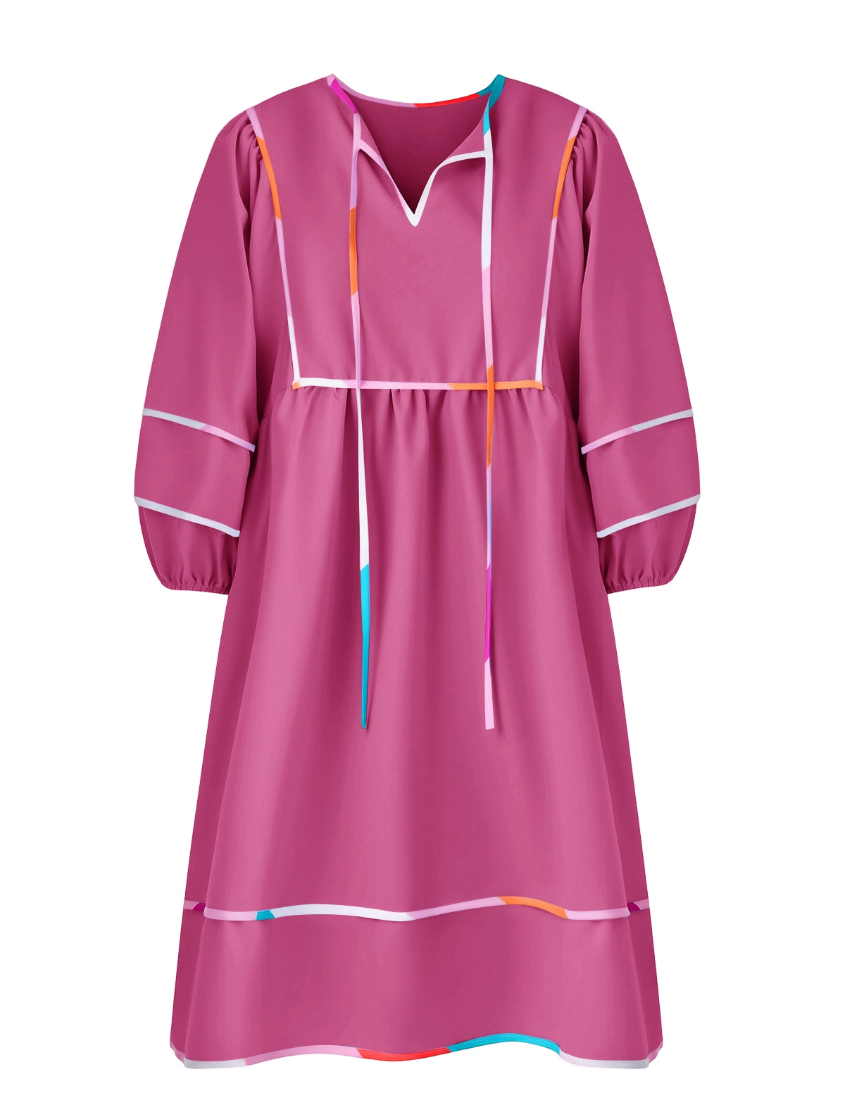 CicyBell-Womens-BrightPink-Babydoll-MiniDresses-M1T474_1.webp