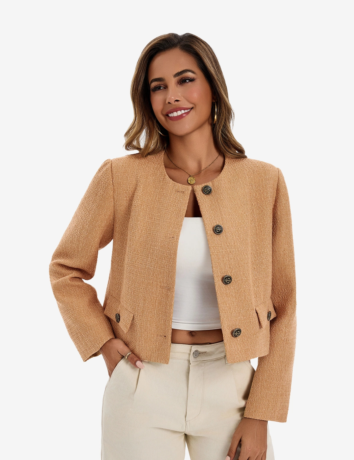 CicyBell-Womens-Brown-Blazer-M1T402_1.webp