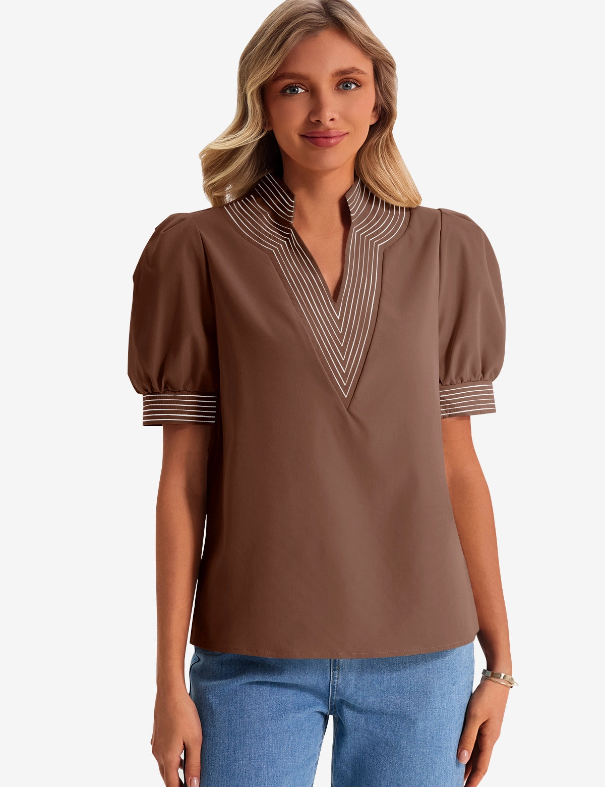 CicyBell-Womens-Brown-Blouses-NX2621_1.webp