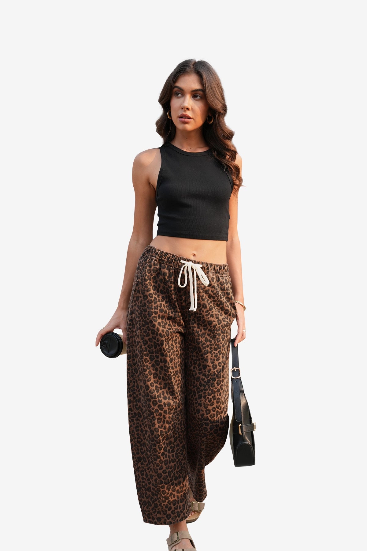 Womens Brown High Waisted Jeans | CicyBell
