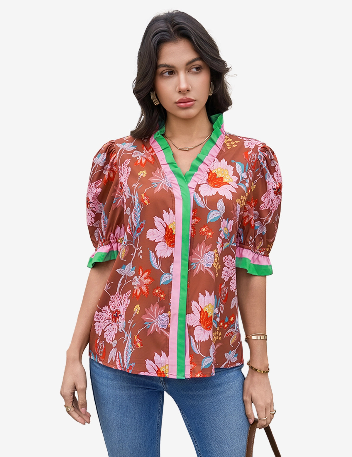 CicyBell-Womens-Brown-Tops-G3P796_1.webp