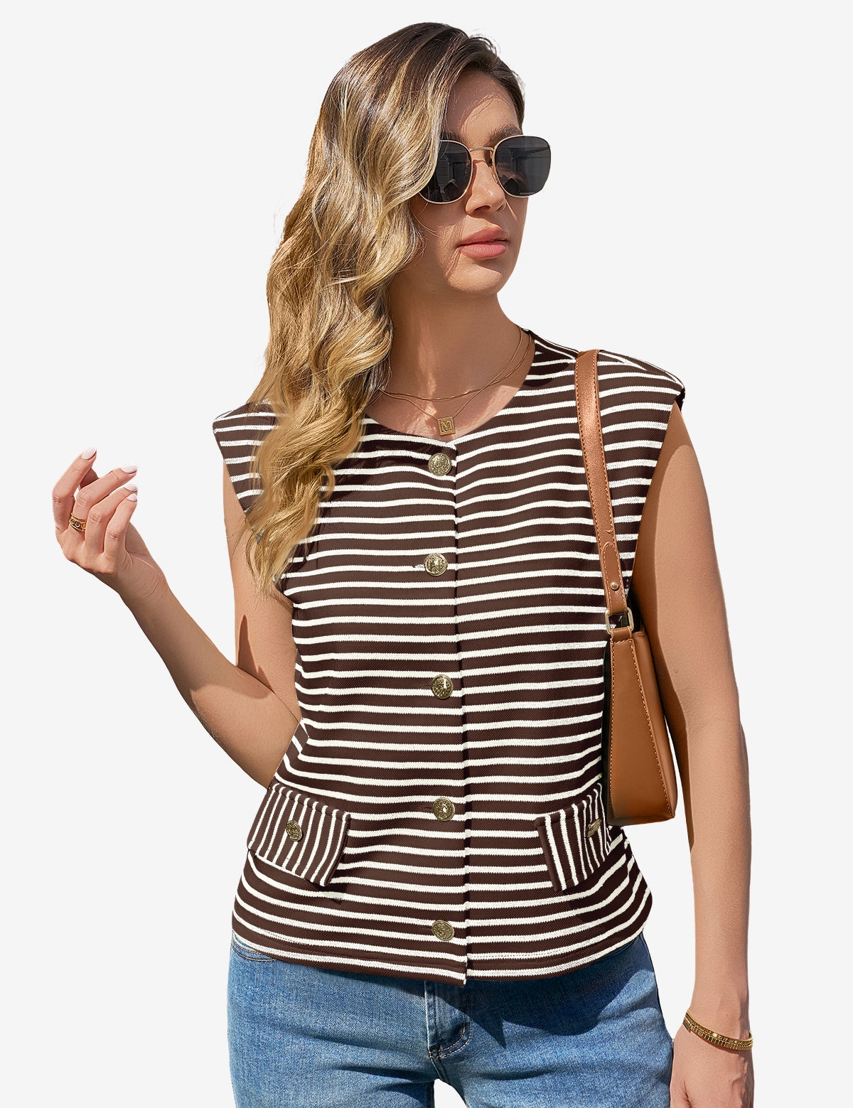 CicyBell-Womens-Brown-Vests-NX2622_1.webp