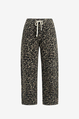 Womens Brown Leopard High Waisted Jeans | CicyBell