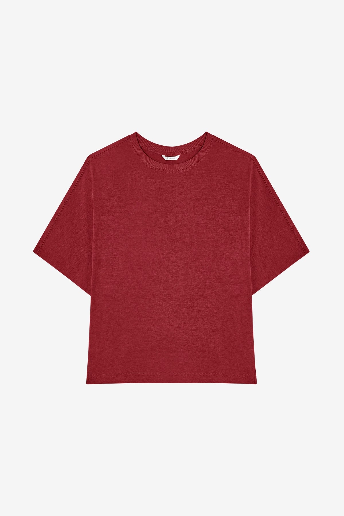 Womens Burgundy Half Sleeve T-Shirts | CicyBell