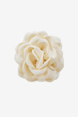 Womens Creamy White 4'' Rose Brooch Pin | CicyBell
