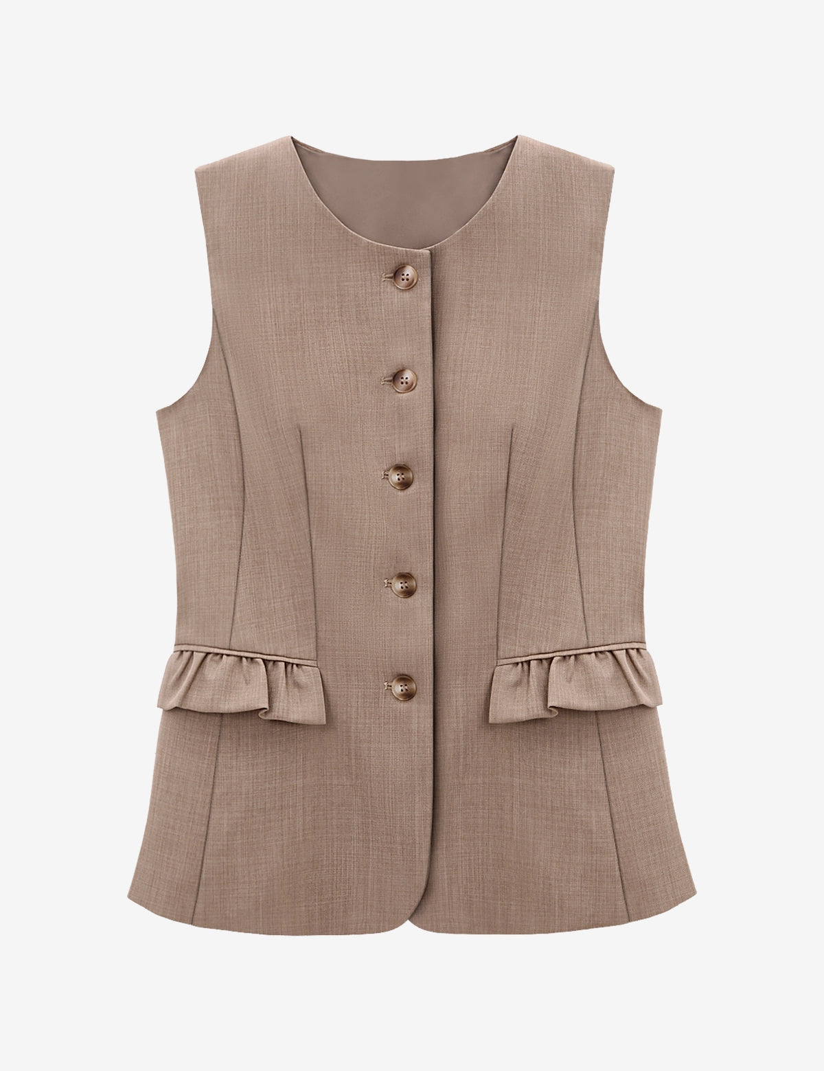 CicyBell-Womens-DarkKhaki-Vest-H5N984_2.webp