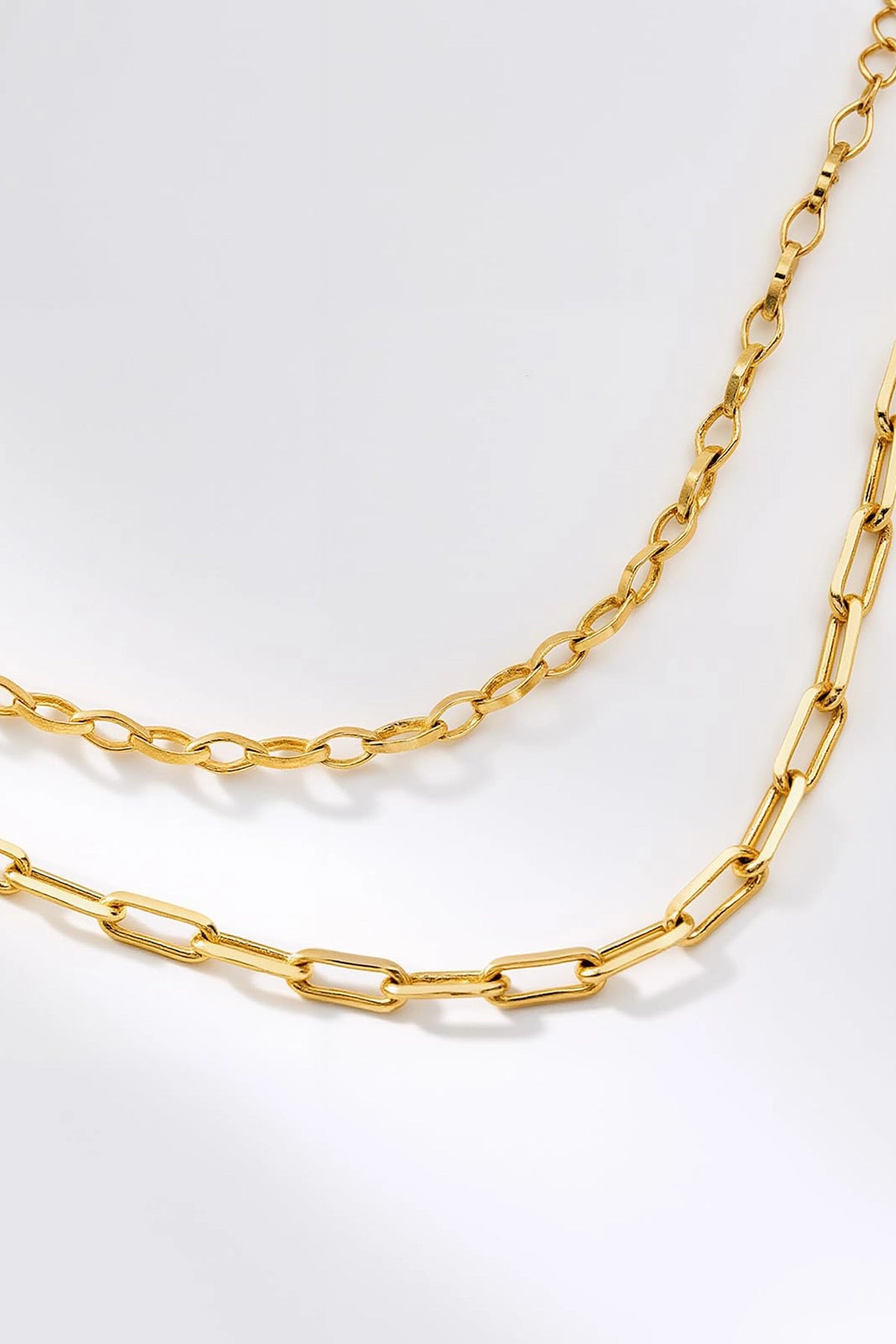 Tarnish-Resistant Gold Chain Bracelet Slim Stacking | CicyBell
