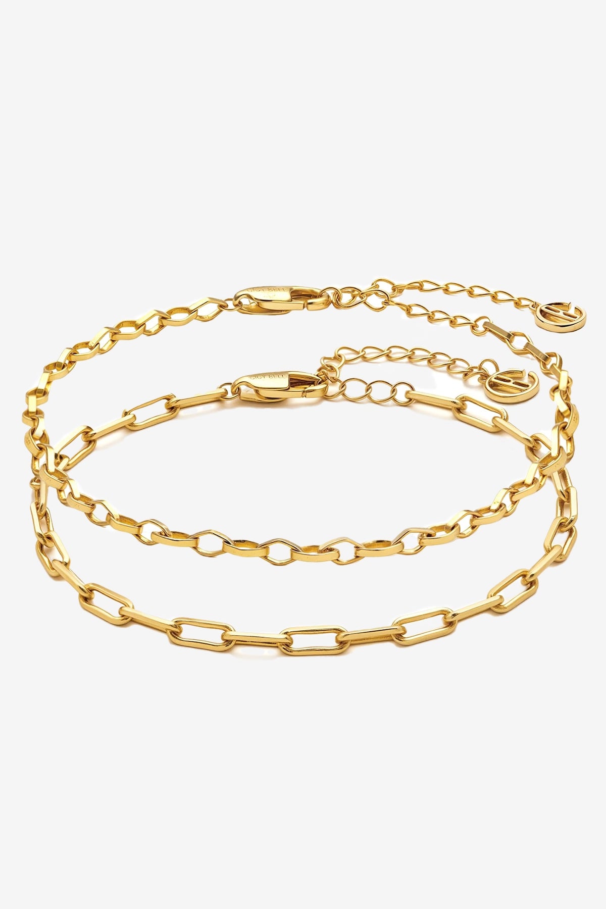 Tarnish-Resistant Gold Chain Bracelet Slim Stacking | CicyBell