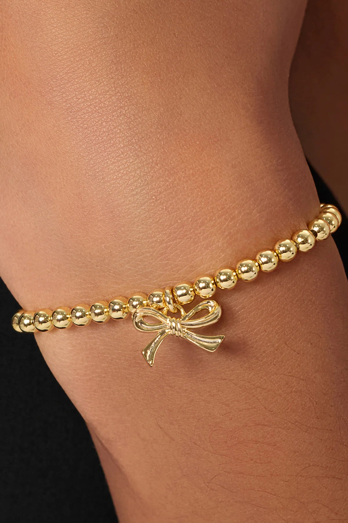 Womens 18K Gold Plated Bow Bracelets | CicyBell