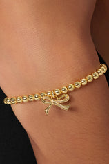 Womens 18K Gold Plated Bow Bracelets | CicyBell