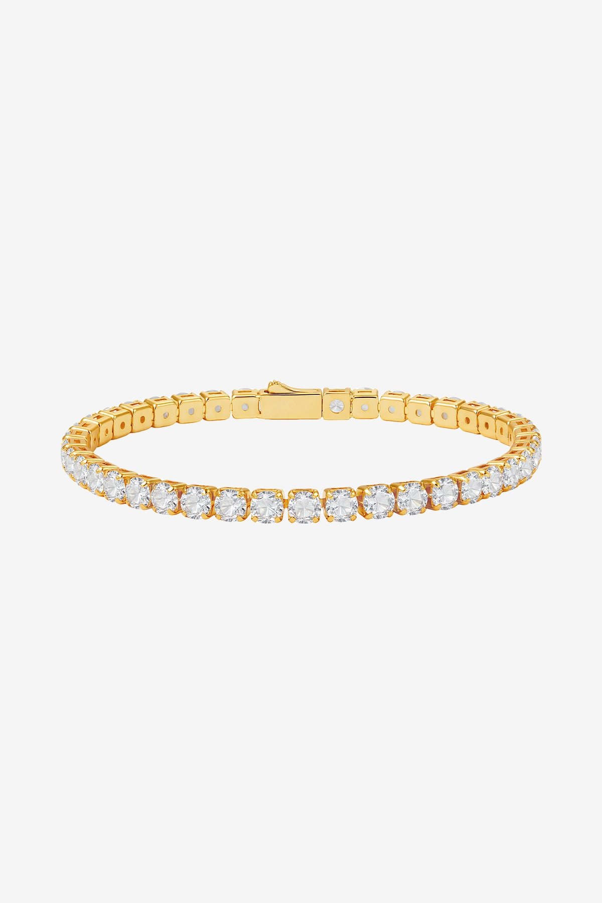 Womens 18k Gold Plated Tennis Bracelets | CicyBell