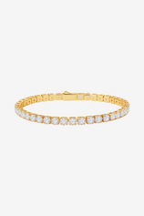 Womens 18k Gold Plated Tennis Bracelets | CicyBell