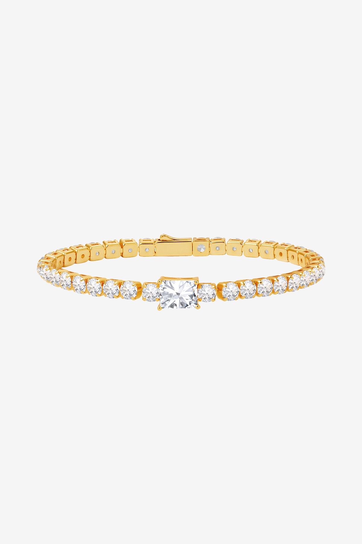 Womens 18k Gold Plated Tennis Bracelets | CicyBell