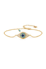 Cicy Bell Womens Gold Evil Eye Link Bracelets
