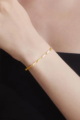 Tarnish-Resistant Gold 14K Plated Stacking Bracelet | CicyBell