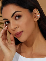 Womens Gold Layered Stackable Earrings | CicyBell