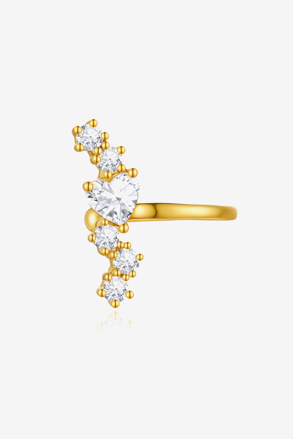 Womens Gold Layered Stackable Earrings | CicyBell