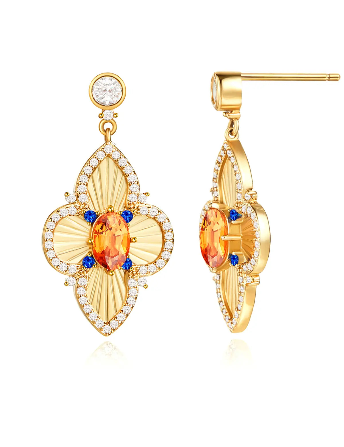 CicyBell-Womens-Gold-Lucky-Four-Leaf-Clover-Dangle-Earrings-CB108_1.webp