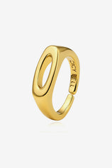 Womens 18k Gold Plated Initial Rings | CicyBell