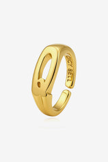 Womens 18k Gold Plated Initial Rings | CicyBell