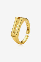 Womens 18k Gold Plated Initial Rings | CicyBell