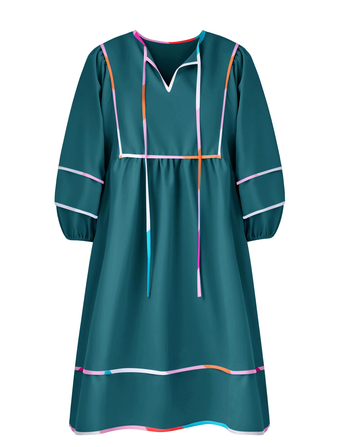 CicyBell-Womens-Green-Babydoll-MiniDresses-M1T474_1.webp