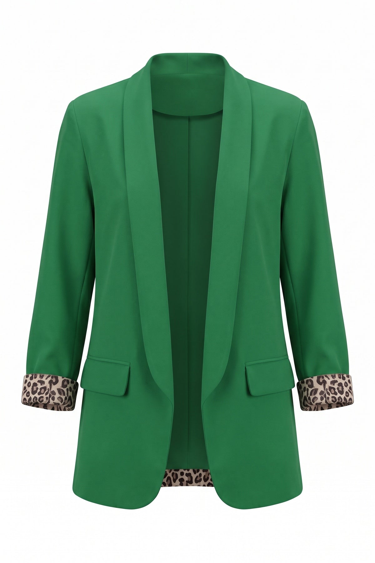 Womens Green Business Casual Blazer | CicyBell