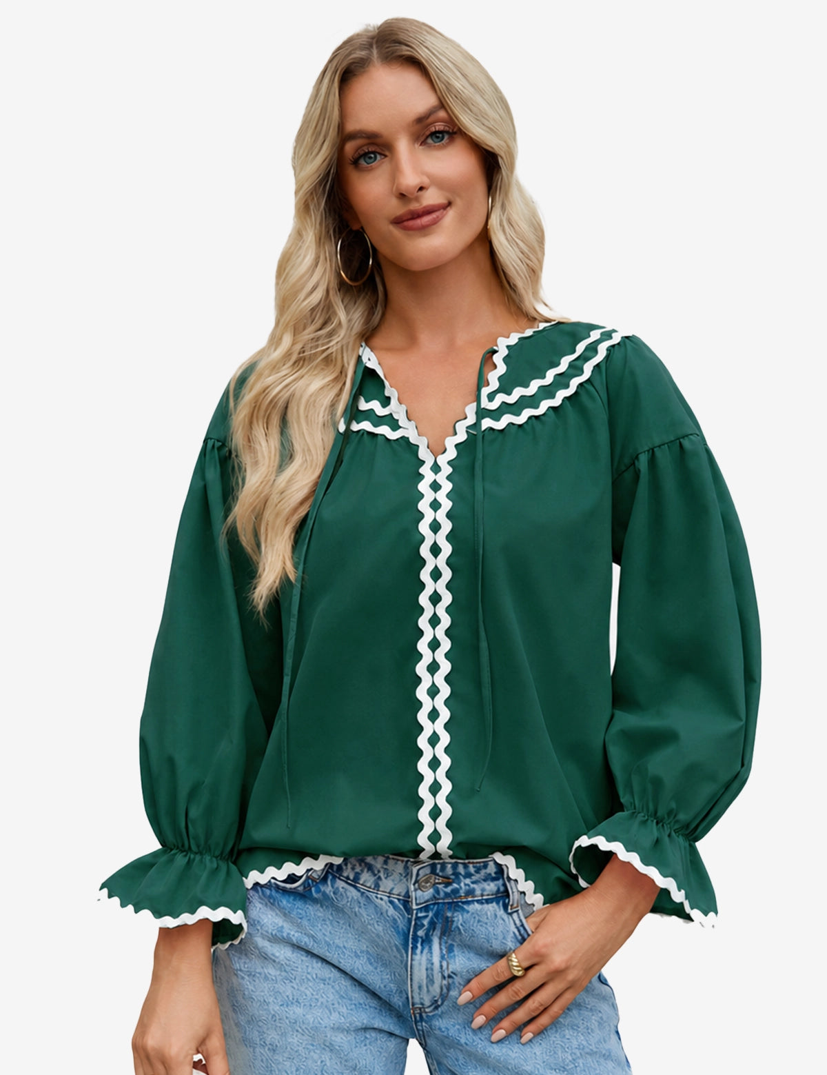 CicyBell-Womens-Green-Blouses-M1T497_2.webp