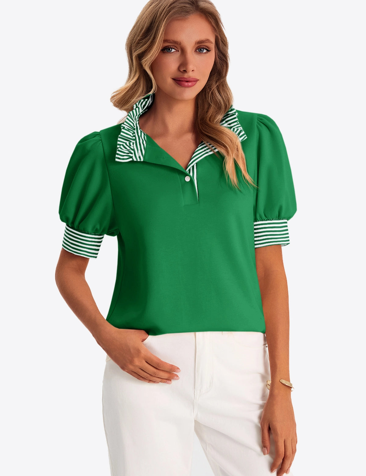 CicyBell-Womens-Green-Blouses-NX2614_1.webp