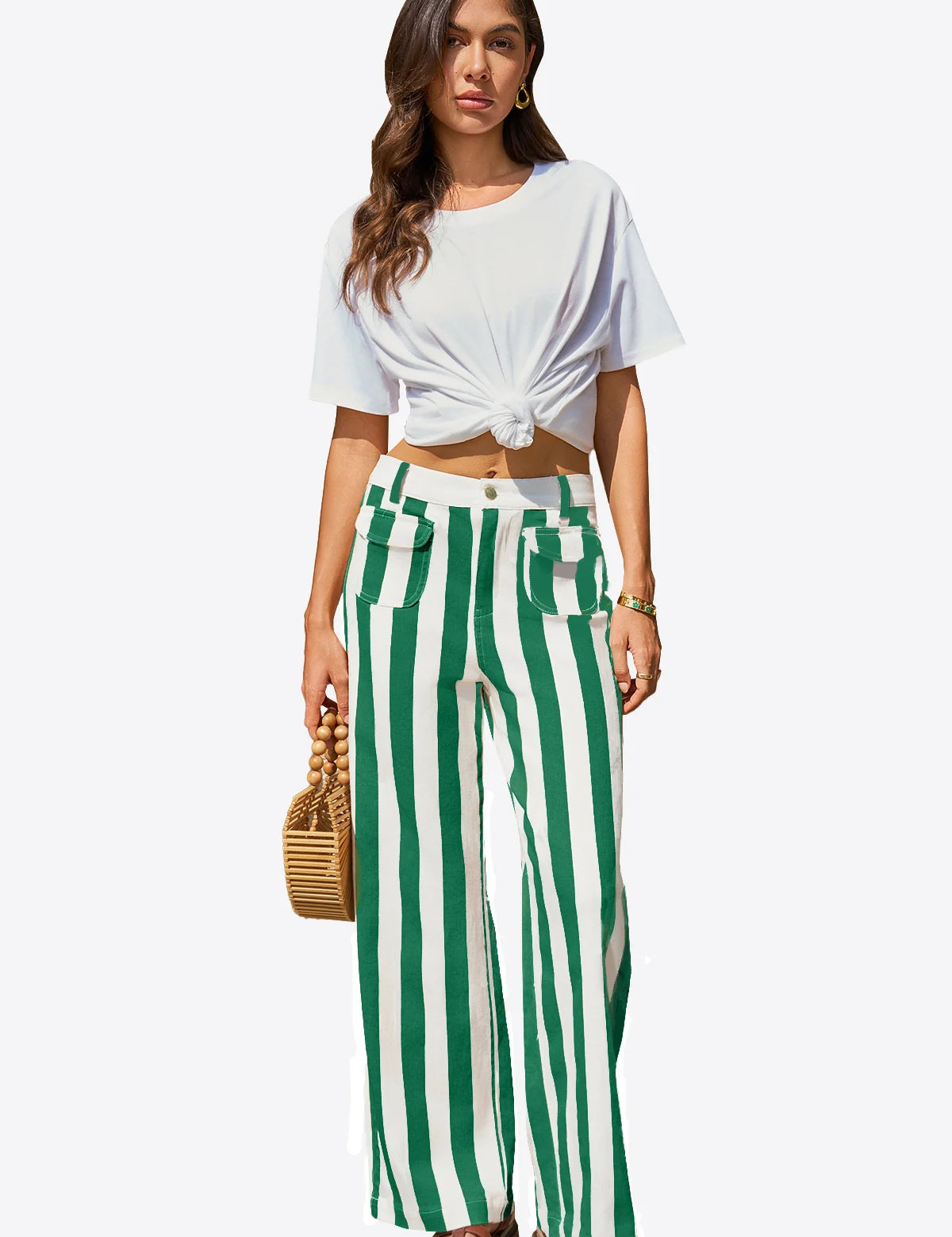 CicyBell-Womens-Green-Jeans-G3P836_2.webp