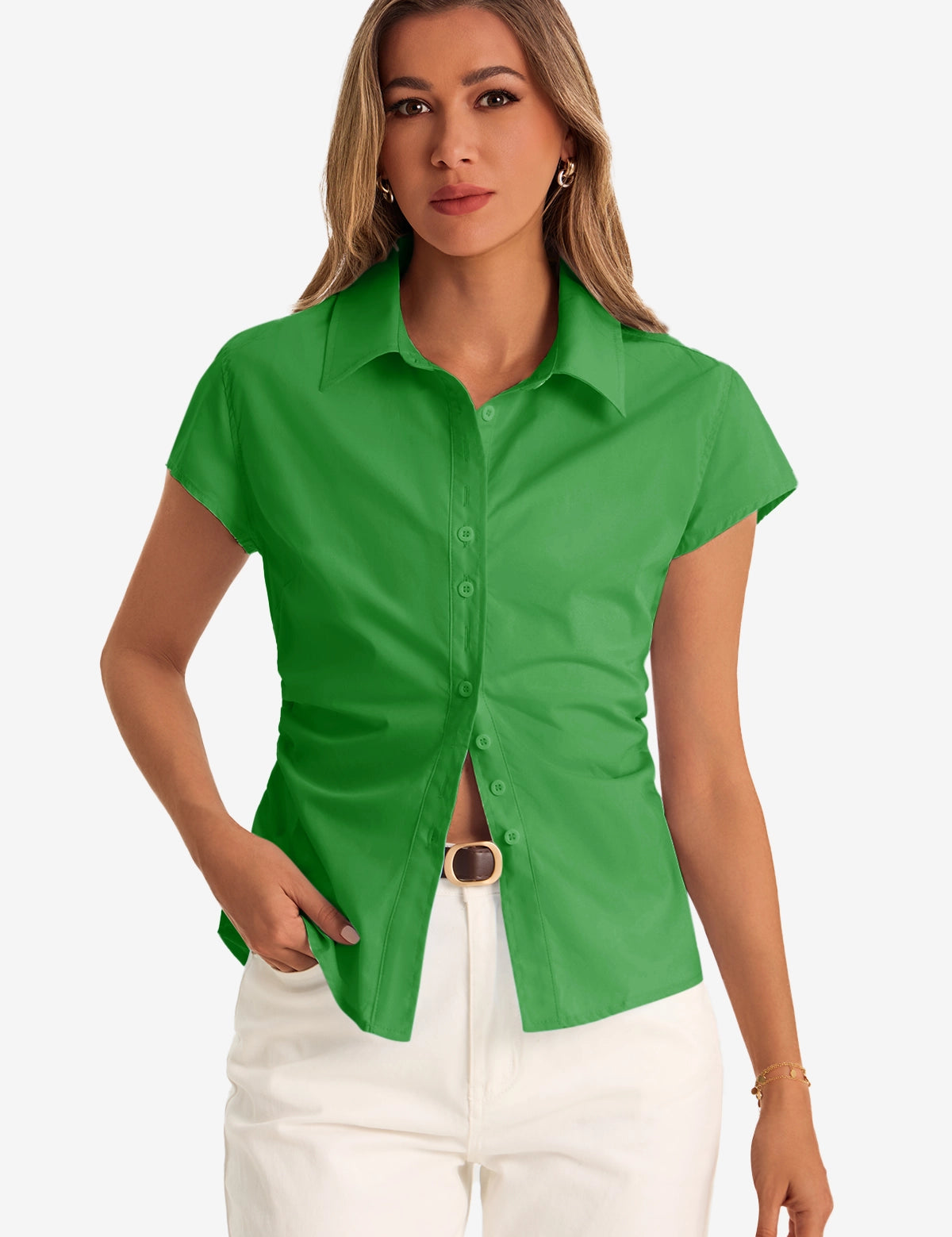 CicyBell-Womens-Green-Shirts-H5N982_2.webp