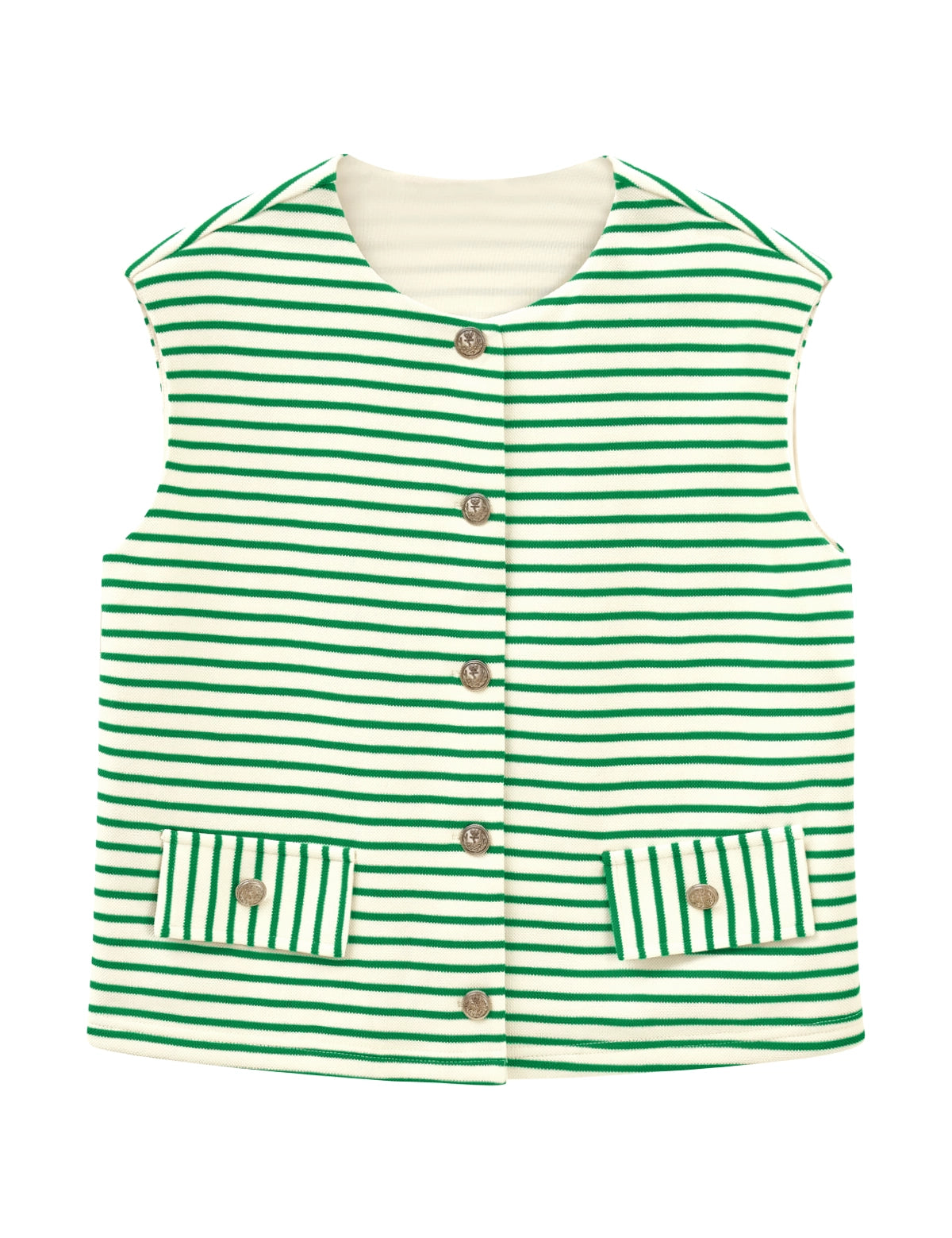 CicyBell-Womens-Green-Vests-NX2622_2.webp