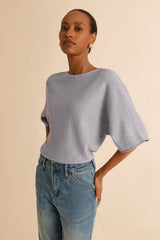 Womens Grey Half Sleeve Sweaters | CicyBell