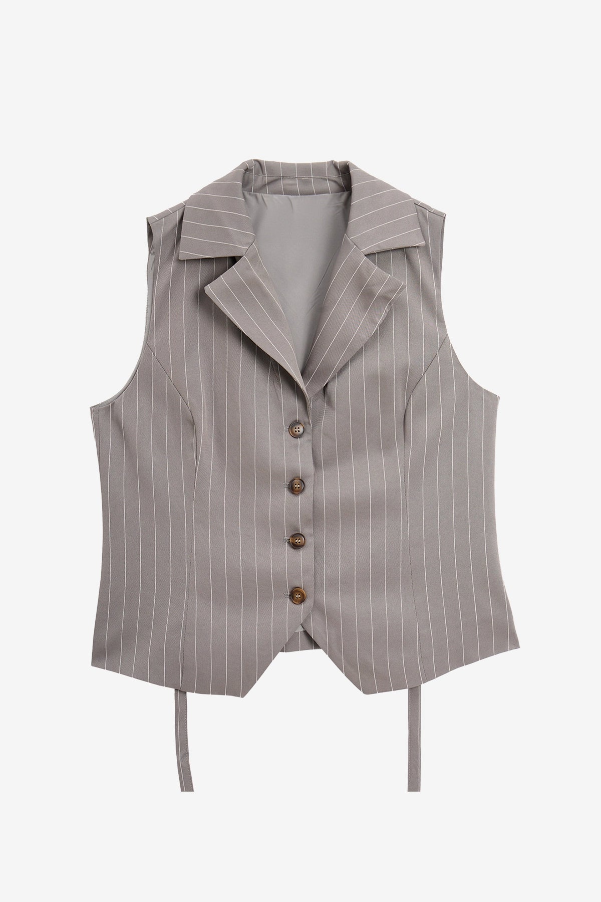 Womens Grey 2 Piece Vest Sets | CicyBell