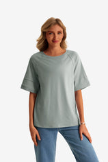 Womens Grey Oversized T-Shirts  | CicyBell