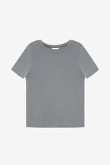 Womens Grey Marle Summer Short Sleeve T-Shirts| CicyBell