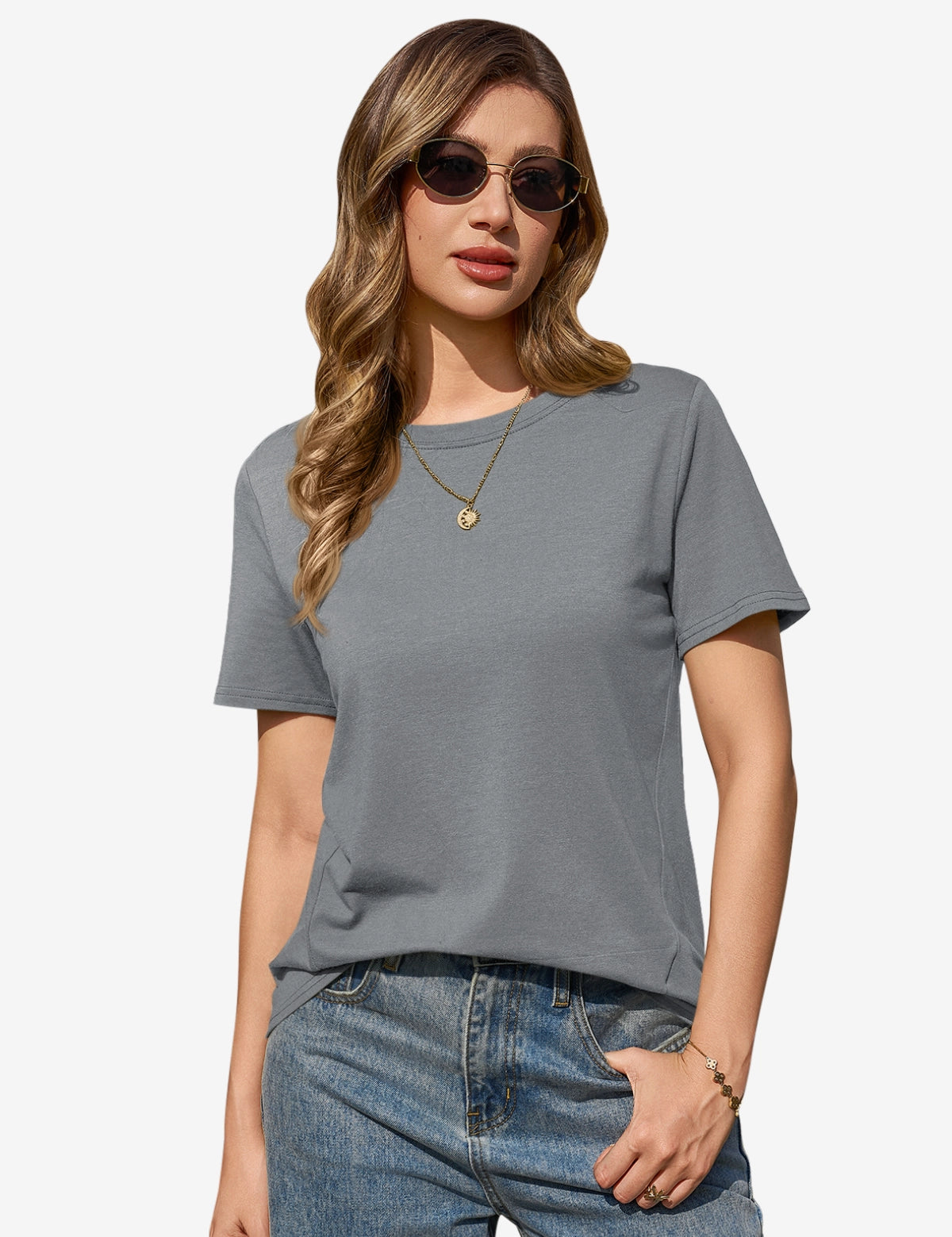 CicyBell-Womens-GreyMarle-T-Shirts-N5Z002_2.webp