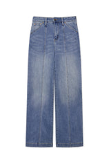 Womens Jean Blue Wide Leg Jeans | CicyBell