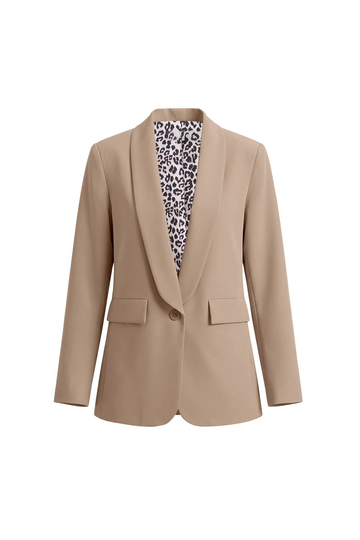 Womens Khaki  Business Casual Blazer | CicyBell