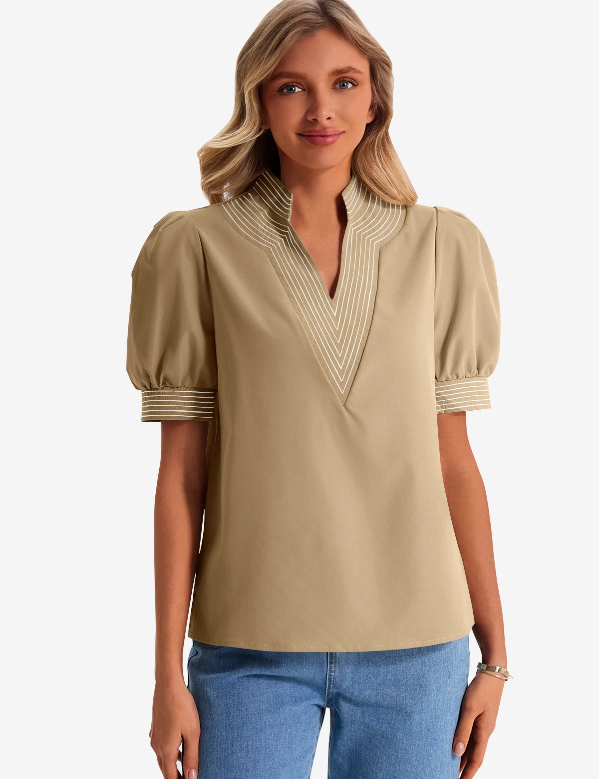 CicyBell-Womens-Khaki-Blouses-NX2621_1.webp