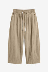 Womens Khaki High Waisted Baggy Barrel Pants | CicyBell