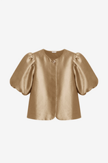 Womens Khaki Silk Satin Button Down Shirts | CicyBell