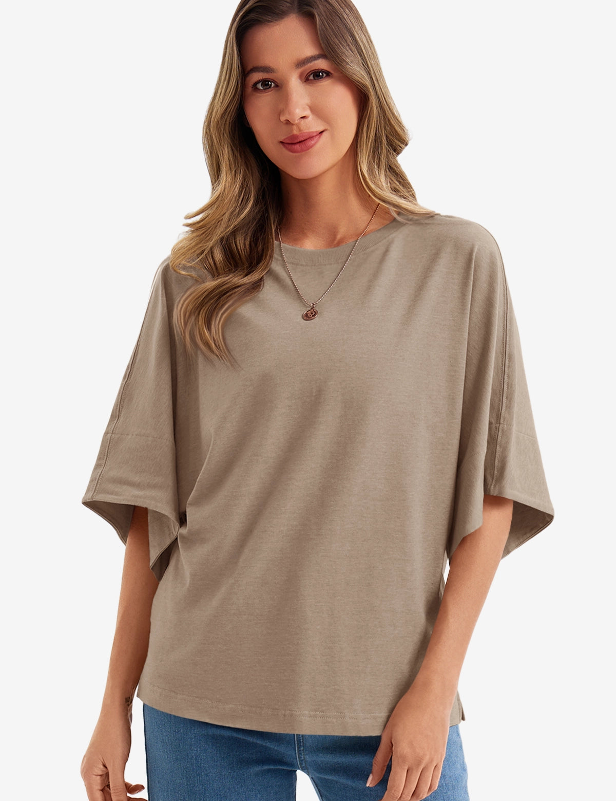 CicyBell-Womens-Khaki-T-Shirts-J7K264_1.webp