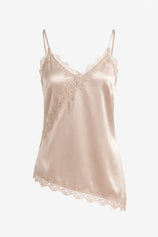 Women Khaki Summer Satin Cami Tops | CicyBell