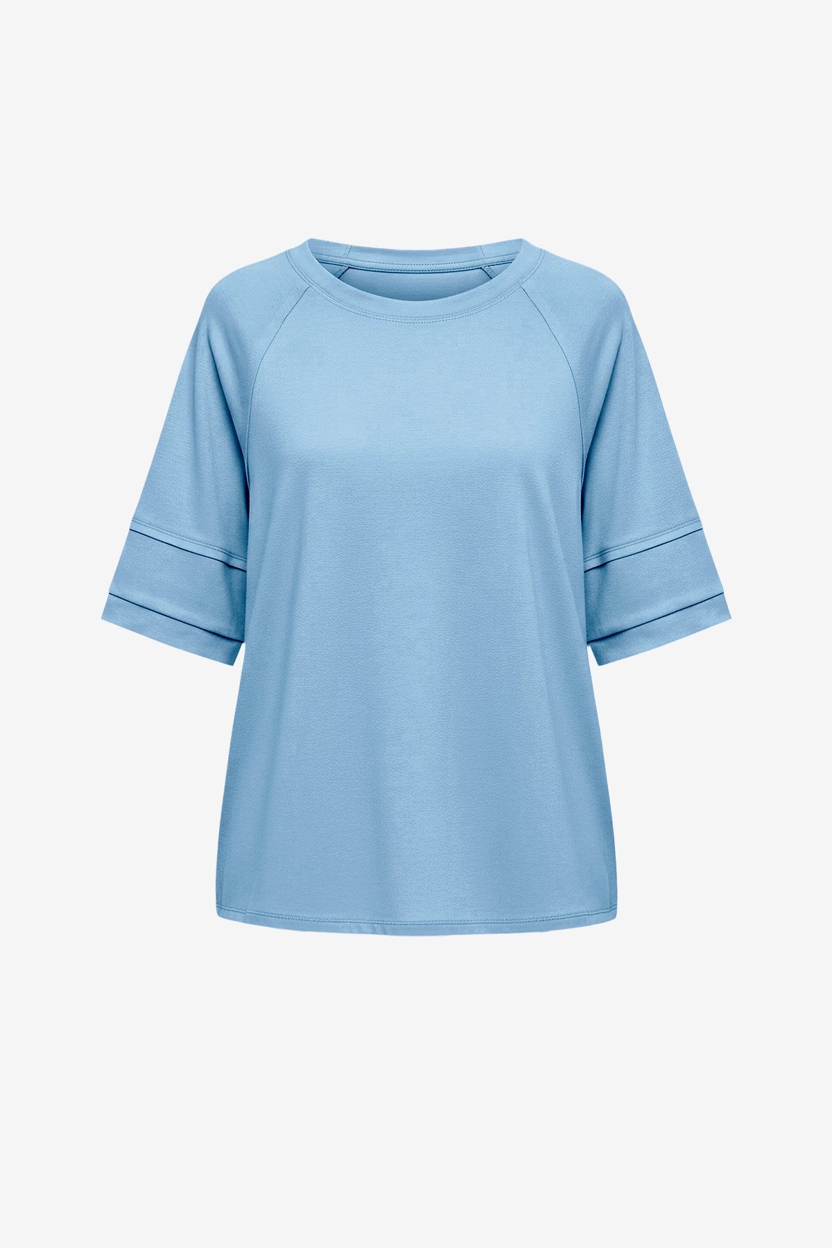 Womens Light Blue Oversized T-Shirts  | CicyBell